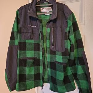 Men's L Columbia Plaid Jacket